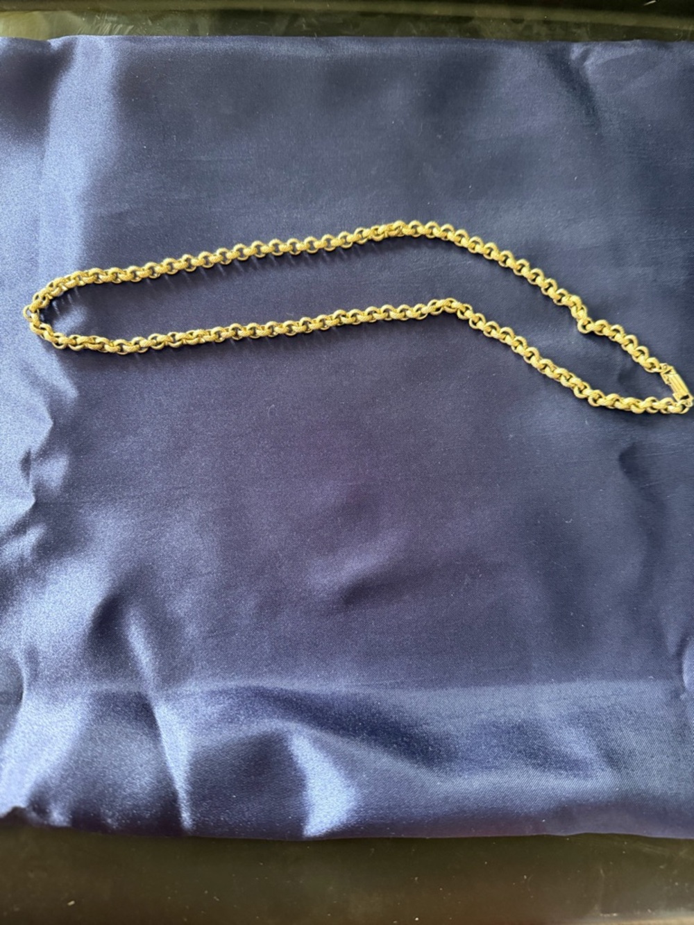 Gold-Tone Rope Chain Necklace - Women's Jewelry